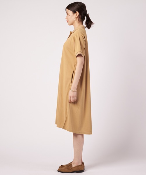 Arnold Palmer（アーノルドパーマー）の「Aライン ポロワンピース（ワンピース・レディース・ブラック/レッド/ベージュ・S/L/M）」の11枚目の写真