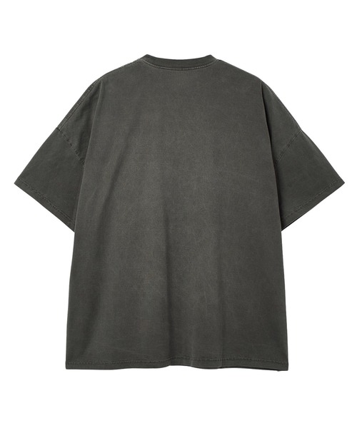 X-girl(エックスガール)の「FADED I LOVE X-GIRL S/S BIG TEE DRESS(ワンピース・レディース・ライトグレー/ブラック・S/M)」の6枚目の写真
