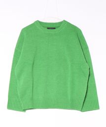 【ベーシッククルーネックニット】