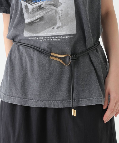 Elura（エルーラ）の「メタルコードベルト/659237（ベルト・レディース・ブラック/ブラウン系その他2・ONE SIZE）」の2枚目の写真