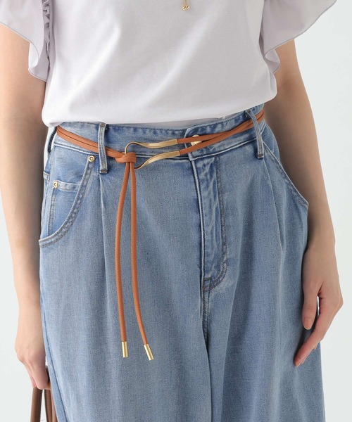 Elura（エルーラ）の「メタルコードベルト/659237（ベルト・レディース・ブラック/ブラウン系その他2・ONE SIZE）」の9枚目の写真