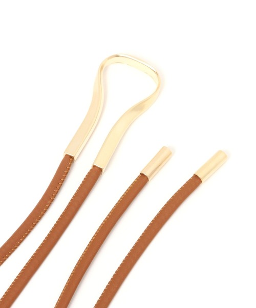 Elura（エルーラ）の「メタルコードベルト/659237（ベルト・レディース・ブラック/ブラウン系その他2・ONE SIZE）」の14枚目の写真