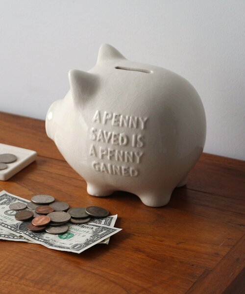 CRACKLE PIGGY BANK ヴィンテージの風合いのブタの貯金箱(インテリア CRACKLE PIGGY BANK ヴィンテージの風合いのブタの貯金箱(インテリア