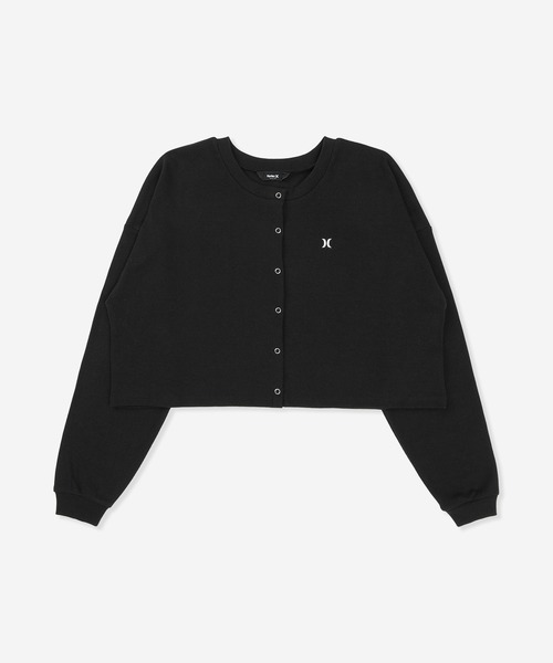 Hurley:ハーレー】レディースリブカーディガン RIB CROPPED CARDIGAN