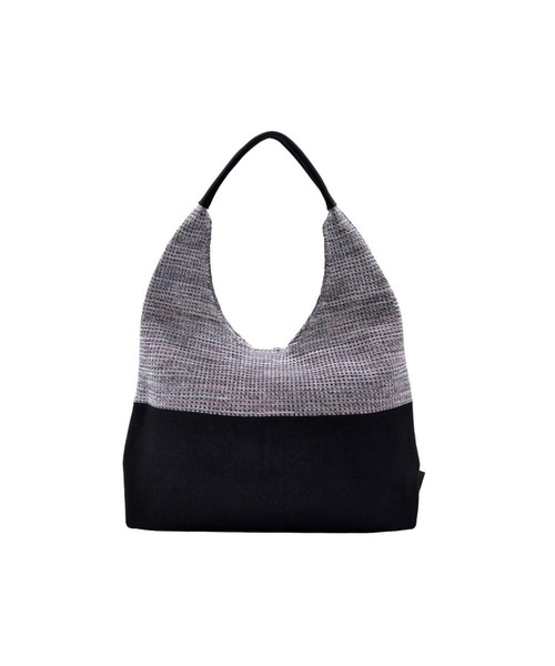 ROOTOTE(ルートート)の「ルートート / LT.ラウンド.メッシュ.ニット-A(トートバッグ・レディース・ベージュ/ライトブルー/ブラック・FREE)」の2枚目の写真