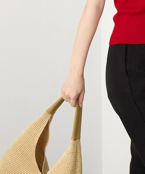 ROOTOTE(ルートート)の「ルートート / LT.ラウンド.メッシュ.ニット-A(トートバッグ・レディース・ベージュ/ライトブルー/ブラック・FREE)」の12枚目の写真