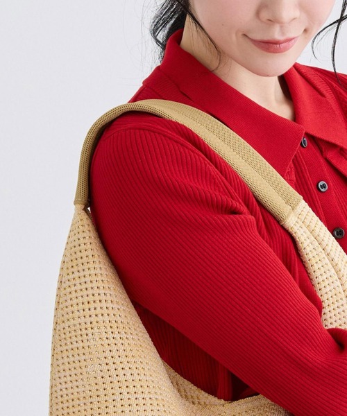 ROOTOTE(ルートート)の「ルートート / LT.ラウンド.メッシュ.ニット-A(トートバッグ・レディース・ベージュ/ライトブルー/ブラック・FREE)」の13枚目の写真
