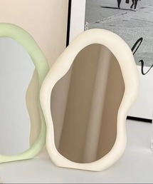 ammy.（エイミードット）の「【 ammy. / エイミードット 】 ニュアンス フレーム コンパクト 卓上 ミラー（ミラー）」