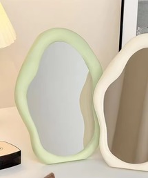 ammy.（エイミードット）の「【 ammy. / エイミードット 】 ニュアンス フレーム コンパクト 卓上 ミラー（ミラー）」