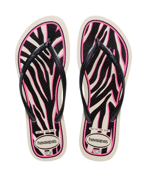 havaianas(ハワイアナス)の「SLIM ANIMALS(サンダル・レディース・ゴールド系4/ベージュ系その他2・22cm/23cm/24.5cm/25.5cm)」の2枚目の写真