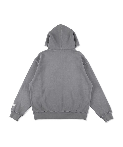 WIND AND SEA（ウィンダンシー）の「HEAVY WAFFLE ZIP SWEATSHIRT（パーカー・メンズ・サックスブルー/グレー/ブラック・LARGE/MEDIUM/SMALL/X-LARGE）」の4枚目の写真