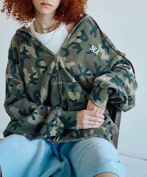 WIND AND SEA（ウィンダンシー）の「HEAVY WAFFLE ZIP SWEATSHIRT
