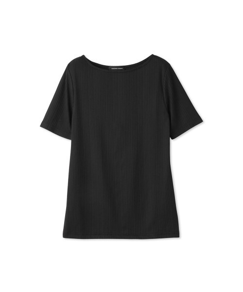 QUEENS COURT(クイーンズコート)の「ニュアンスストレッチリブプルオーバー(Tシャツ/カットソー・レディース・ブラック/オフホワイト/ブラウン/パープル・M)」の21枚目の写真