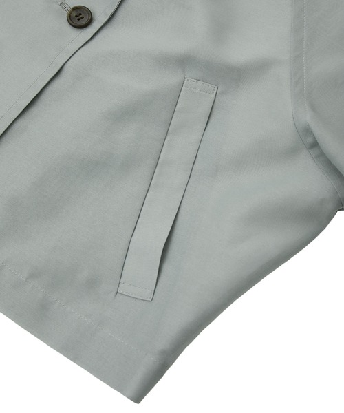 CLANE（クラネ）の「SHEER SHORT TRENCH JACKET（その他アウター・レディース・グリーン/ブラック・1）」の17枚目の写真