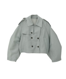 STUDIOUS（ステュディオス）の「【CLANE/クラネ】SHEER SHORT TRENCH JACKET/シアーショートトレンチジャケット（トレンチコート）」