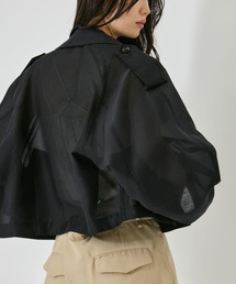 STUDIOUS（ステュディオス）の「【CLANE/クラネ】SHEER SHORT TRENCH JACKET/シアーショートトレンチジャケット（トレンチコート）」