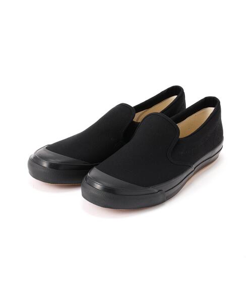 MHL.(エムエイチエル)の「COTTON CANVAS SLIP-ON(スニーカー・メンズ・ベージュ系その他2/ブラック・28.0/27.0/26.0)」の7枚目の写真
