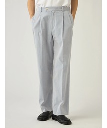 Mc McGREGOR（エムシーマックレガー）の「【Mc McGREGOR】Seersucker Two-Pleat Wide-Leg Trousers（その他パンツ）」