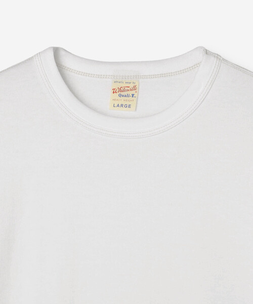 WHITESVILLE(ホワイツビル)の「WHITESVILLE | 2PACK 半袖クルーネックTシャツ MEN(Tシャツ/カットソー・メンズ・オフホワイト/グレー/ブラック・M/L/XL)」の6枚目の写真