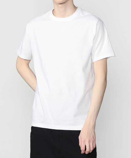 WHITESVILLE(ホワイツビル)の「WHITESVILLE | 2PACK 半袖クルーネックTシャツ MEN(Tシャツ/カットソー・メンズ・オフホワイト/グレー/ブラック・M/L/XL)」の12枚目の写真