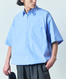 FREAK'S STORE | 限定展開 ワイドシルエット スピンドル レギュラーカラー ショートスリーブ シャツ / ヘムコード(シャツ/ブラウス)