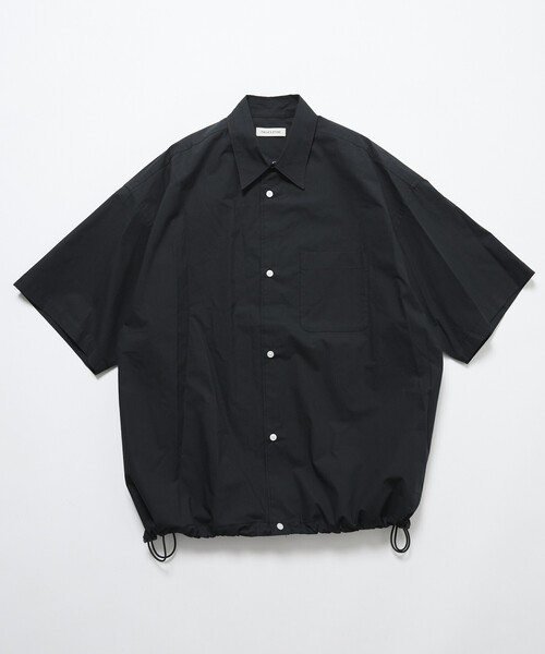 FREAK'S STORE（フリークスストア）の「限定展開 ワイドシルエット スピンドル レギュラーカラー ショートスリーブ シャツ / ヘムコード（シャツ/ブラウス・メンズ・ベージュ/ブルー系その他/ホワイト/ブラウン/オフホワイト/チャコールグレー/ブラック/ブラウン系その他/サックスブルー・SMALL/MEDIUM/LARGE）」の18枚目の写真