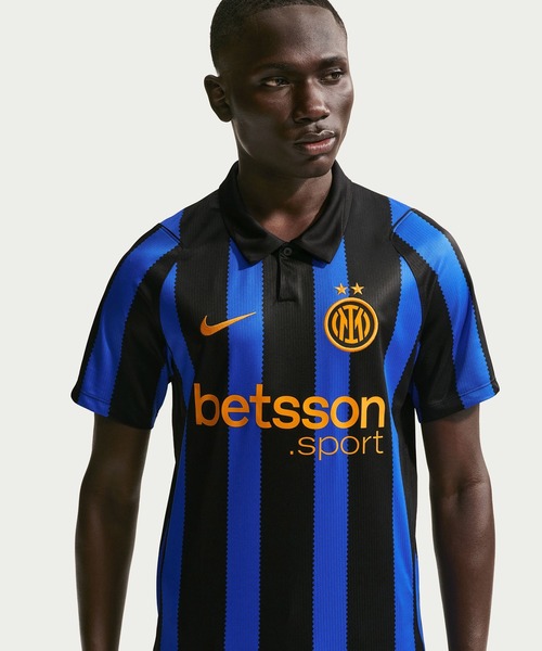 NIKE(ナイキ)の「NIKE INTER M NK DF JSY SS STAD HM / ナイキ インター DF JSY STAD HM SS トップ 【SP】(Tシャツ/カットソー・メンズ・ブルー・M/L/XL/XXL)」の2枚目の写真