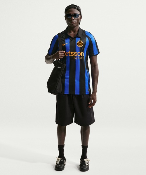 NIKE(ナイキ)の「NIKE INTER M NK DF JSY SS STAD HM / ナイキ インター DF JSY STAD HM SS トップ 【SP】(Tシャツ/カットソー・メンズ・ブルー・M/L/XL/XXL)」の9枚目の写真