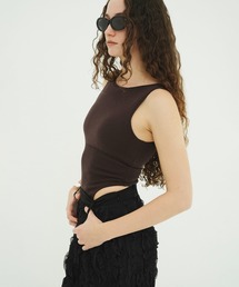 CLANE（クラネ）の「BACK OPEN KNIT BODYSUITS（ニット/セーター）」