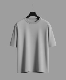 【実店舗月間売上NO1】18G サーブルストレッチクルーネックニットTEE |接触冷感/通気性/毛玉防止/洗える/ 抗菌防臭/夏服/オフィスカジュアル/通勤/インナー/五泉