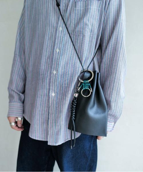 ITTI(イッチ)の「ITTI/イッチ/HERRIE KINCHAKU POUCH - PM / RAPTO FLEX(ショルダーバッグ・レディース・レッド/ブラック/アイボリー・F)」の3枚目の写真