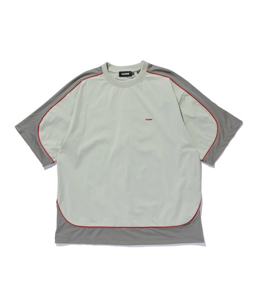 XLARGE(エクストララージ)の「PIPING S/S TOP(Tシャツ/カットソー・メンズ・ブラック/ベージュ/ホワイト・S/M/L/XL)」の1枚目の写真