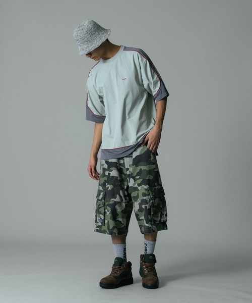 XLARGE(エクストララージ)の「PIPING S/S TOP(Tシャツ/カットソー・メンズ・ブラック/ベージュ/ホワイト・S/M/L/XL)」の9枚目の写真