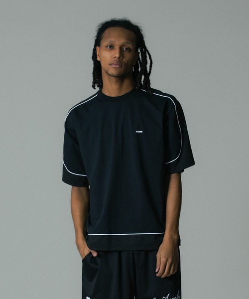 XLARGE(エクストララージ)の「PIPING S/S TOP(Tシャツ/カットソー・メンズ・ブラック/ベージュ/ホワイト・S/M/L/XL)」の12枚目の写真