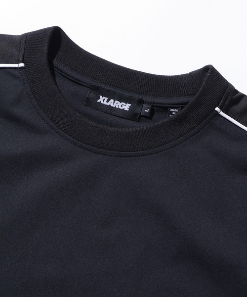 XLARGE(エクストララージ)の「PIPING S/S TOP(Tシャツ/カットソー・メンズ・ブラック/ベージュ/ホワイト・S/M/L/XL)」の4枚目の写真