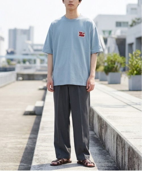 Tom&Jerry(トムアンドジェリー)の「【TOM & JERRY/トムとジェリー】キャラクターPUアップリケ半袖Tシャツ/ユニセックス(Tシャツ/カットソー・メンズ・オートミール/サックスブルー/グレイッシュベージュ/ブラック・LARGE/MEDIUM)」の14枚目の写真