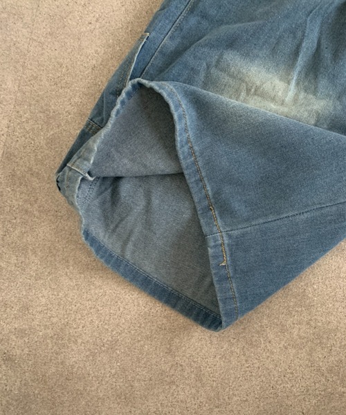 link lot（リンクロット）の「ペインターデザインハーフデニムパンツ（デニムパンツ・メンズ・サックスブルー/ブルー・L/M）」の9枚目の写真