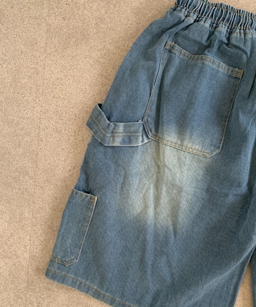 link lot（リンクロット）の「ペインターデザインハーフデニムパンツ（デニムパンツ・メンズ・サックスブルー/ブルー・L/M）」の11枚目の写真