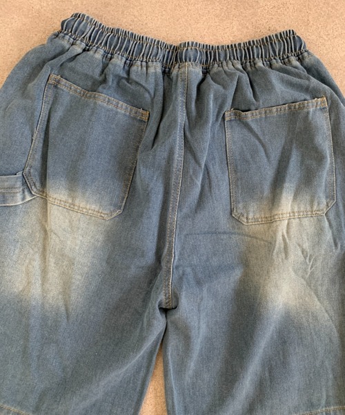 link lot（リンクロット）の「ペインターデザインハーフデニムパンツ（デニムパンツ・メンズ・サックスブルー/ブルー・L/M）」の12枚目の写真