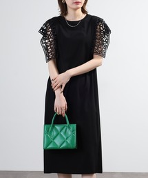 EGLANTINE 袖レースカットソーワンピース