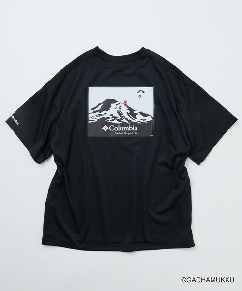 Columbia(コロンビア)の「限定展開 ガチャピン・ムック×Columbia×FREAK'S STORE 別注 インペリアルパーク マウンテンモチーフ バックプリント Tシャツ(Tシャツ/カットソー・メンズ・ホワイト/ブラック/ベージュ/チャコールグレー・X-LARGE/LARGE/MEDIUM/SMALL)」の21枚目の写真