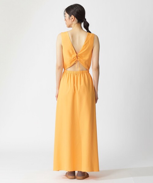 ECOALF(エコアルフ)の「VITTORIA ドレス / VITTORIA DRESS WOMAN(ワンピース・レディース・イエロー系その他2/ダークネイビー・FREE)」の13枚目の写真