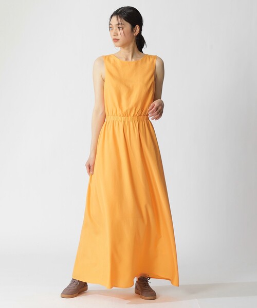 ECOALF(エコアルフ)の「VITTORIA ドレス / VITTORIA DRESS WOMAN(ワンピース・レディース・イエロー系その他2/ダークネイビー・FREE)」の7枚目の写真