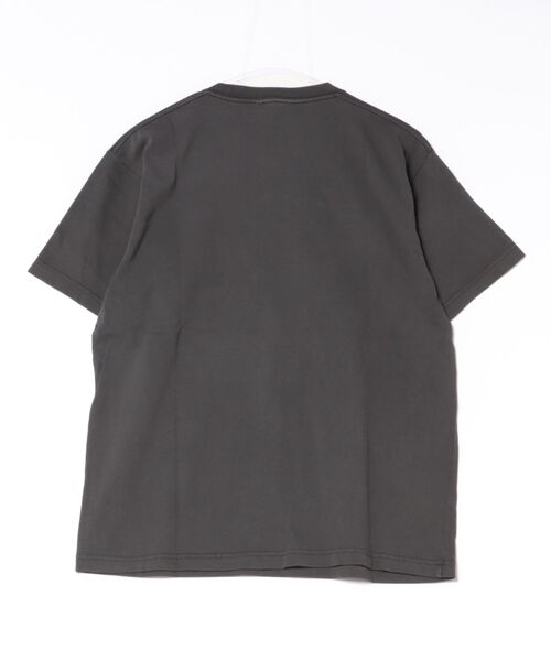 StPT(エスティーピーティー)の「『バック・トゥ・ザ・フューチャー』BACK TO THE FUTURE "Young Lorraine"" T-Shirt" 半袖プリントTシャツ ビックシルエット ピグメント加工 ヴィンテージライク(Tシャツ/カットソー・メンズ・チャコール/ホワイト・LARGE/X-LARGE/MEDIUM)」の4枚目の写真