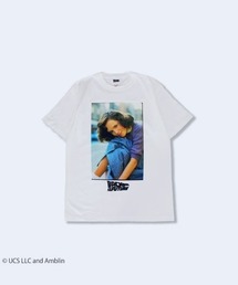 『バック・トゥ・ザ・フューチャー』BACK TO THE FUTURE "Young Lorraine"" T-Shirt" 半袖プリントTシャツ ビックシルエット ピグメント加工 ヴィンテージライク