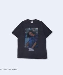 『バック・トゥ・ザ・フューチャー』BACK TO THE FUTURE "Young Lorraine"" T-Shirt" 半袖プリントTシャツ ビックシルエット ピグメント加工 ヴィンテージライク