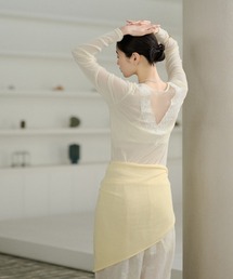 open back v lace tops /オープンバックVレーストップス