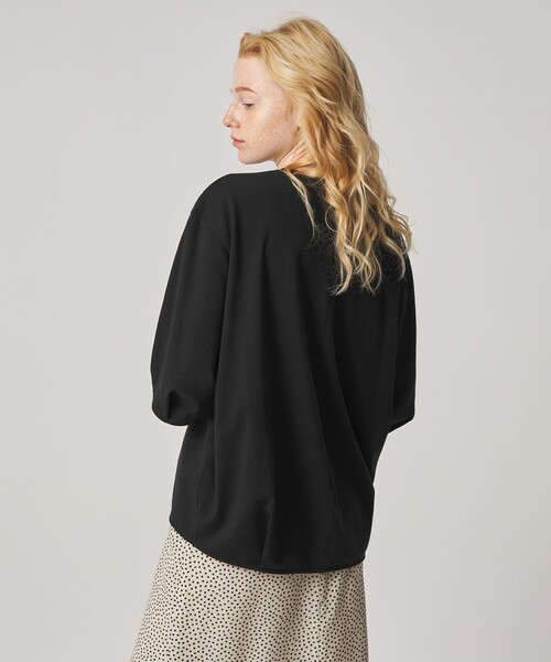 Steven Alan（スティーブンアラン）の「＜Steven Alan＞ハイゲージ スウェット コクーン プルオーバー（Tシャツ/カットソー・レディース・ブラック/ロイヤルブルー/ホワイト・FREE）」の2枚目の写真