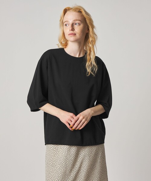 Steven Alan（スティーブンアラン）の「＜Steven Alan＞ハイゲージ スウェット コクーン プルオーバー（Tシャツ/カットソー・レディース・ブラック/ロイヤルブルー/ホワイト・FREE）」の16枚目の写真