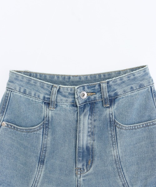 ANAP(アナップ)の「レイヤード風 デニムパンツ(デニムパンツ・レディース・ブルー/ブラック・M/S)」の20枚目の写真